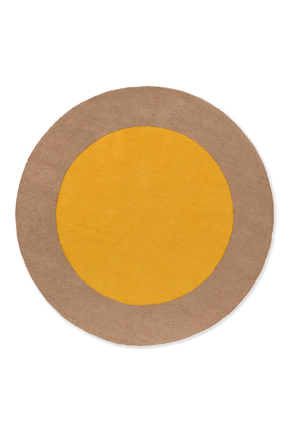 Habitat Festival Round Yellow Outdoor Rug 200x200cm