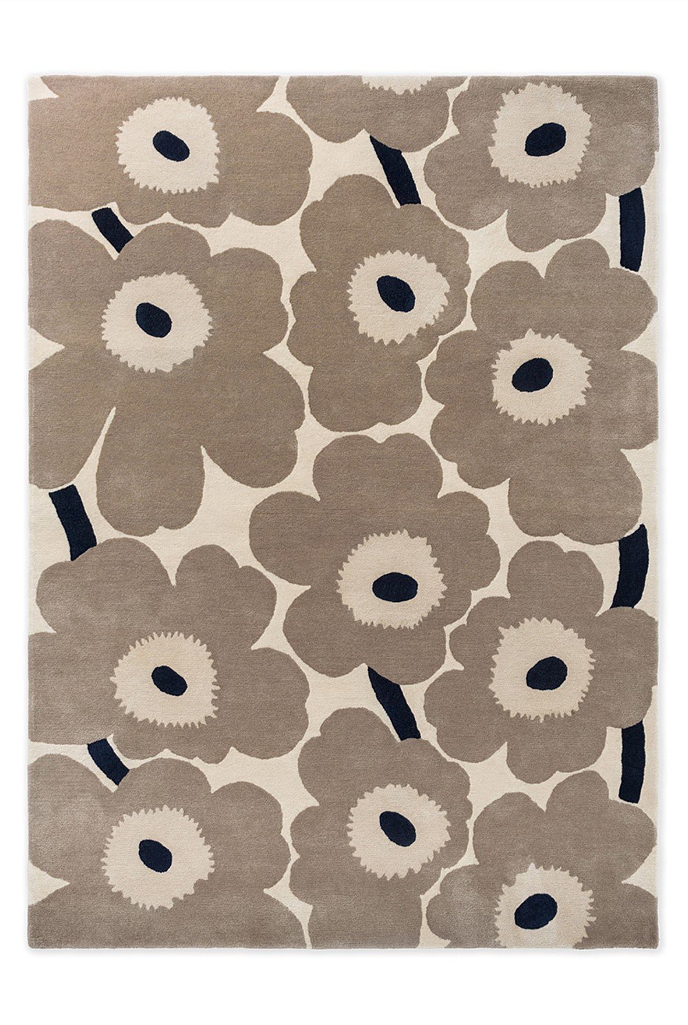 Unikko Greige Rug 240x170cm