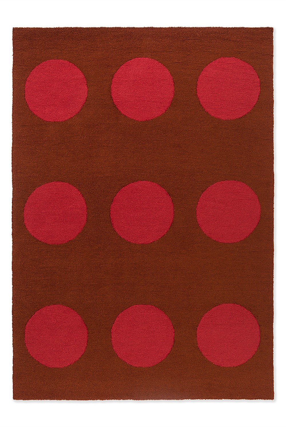 Habitat Festival Dots Red Outdoor Rug 280x200cm