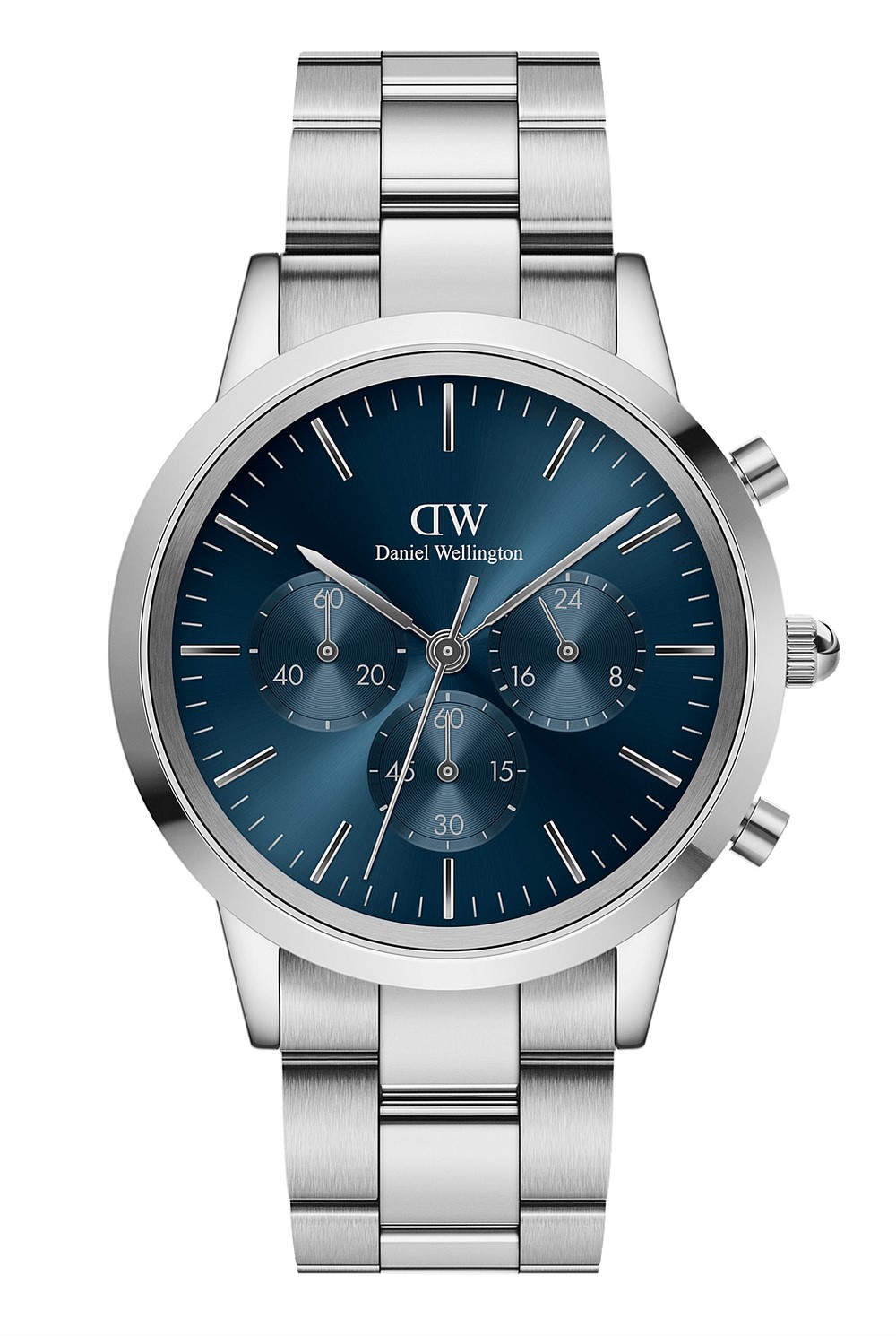 Iconic Chronograph 42 Link Silver Arctic Sunray Watch