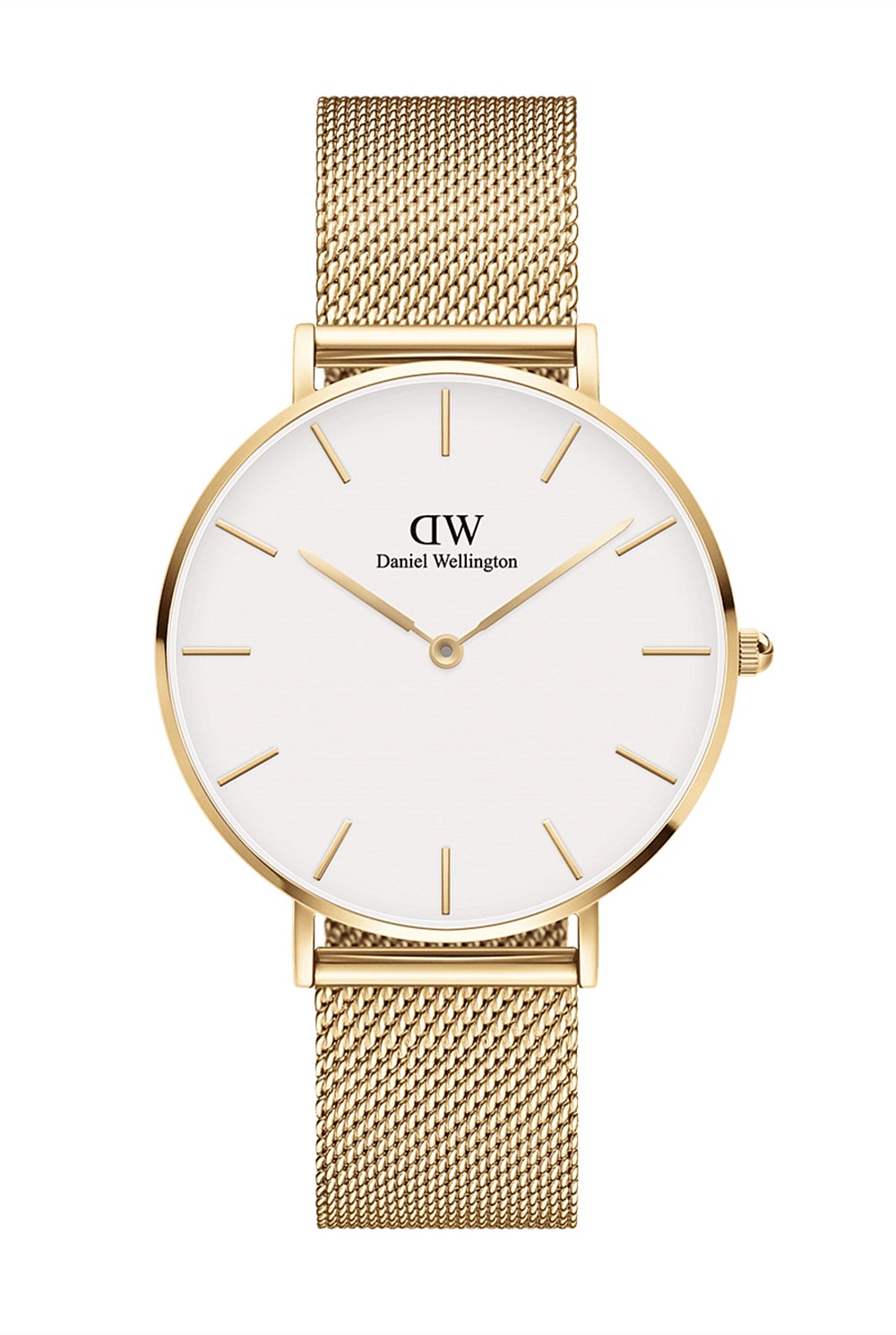 Petite 36 Evergold Gold & White Watch
