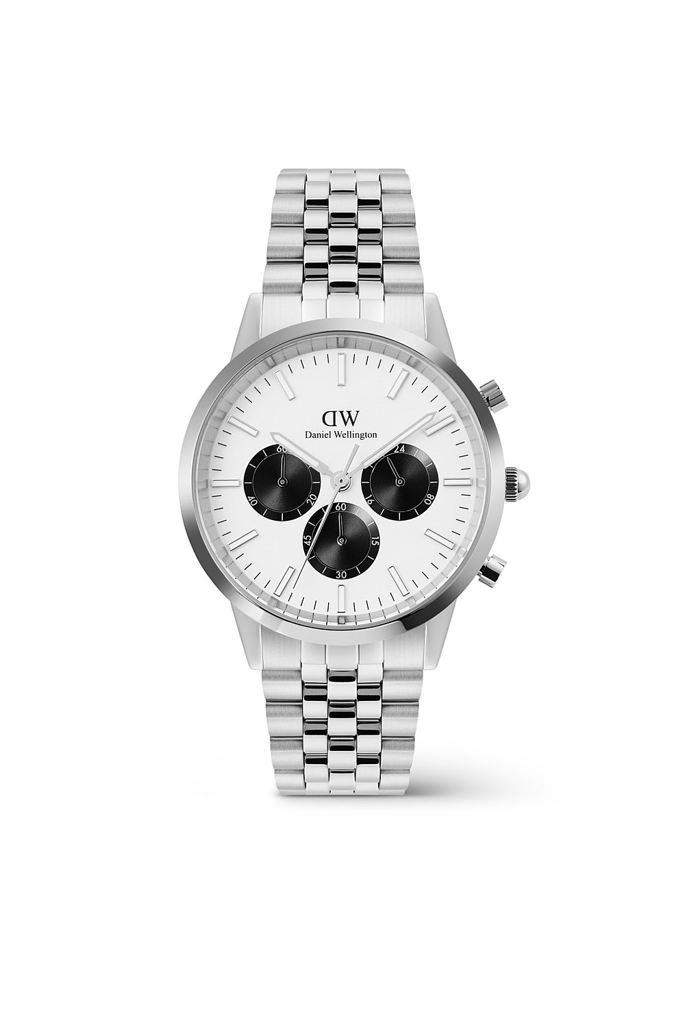 Iconic Chronograph Arch 5-link Off- White Panda Silver