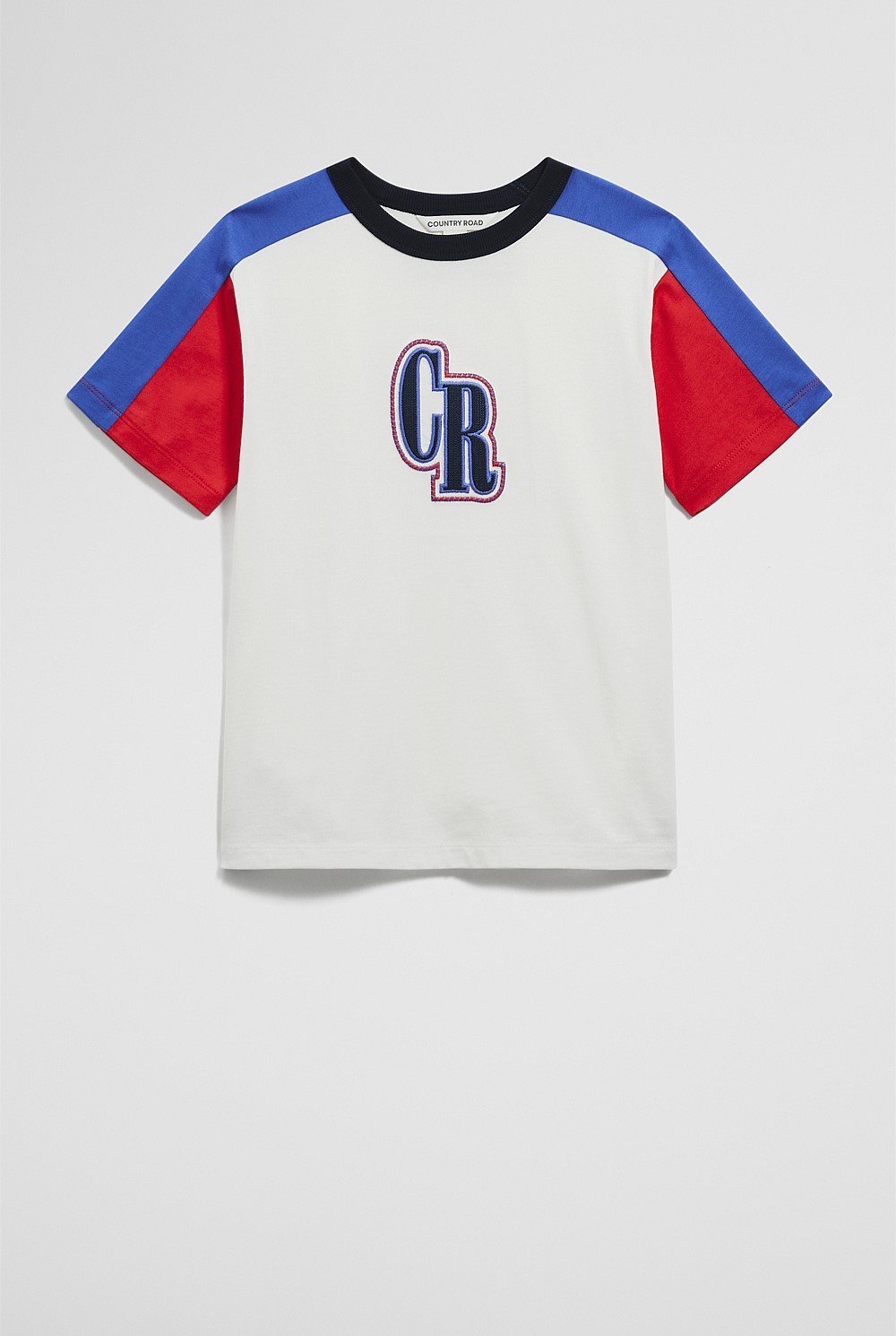 Organically Grown Cotton CR Spliced T-Shirt