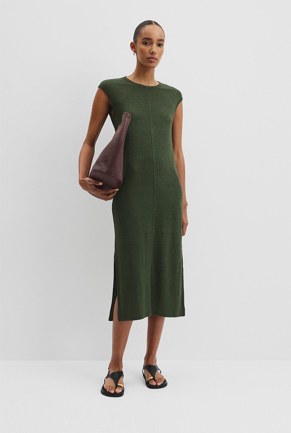 Linen Jersey Dress