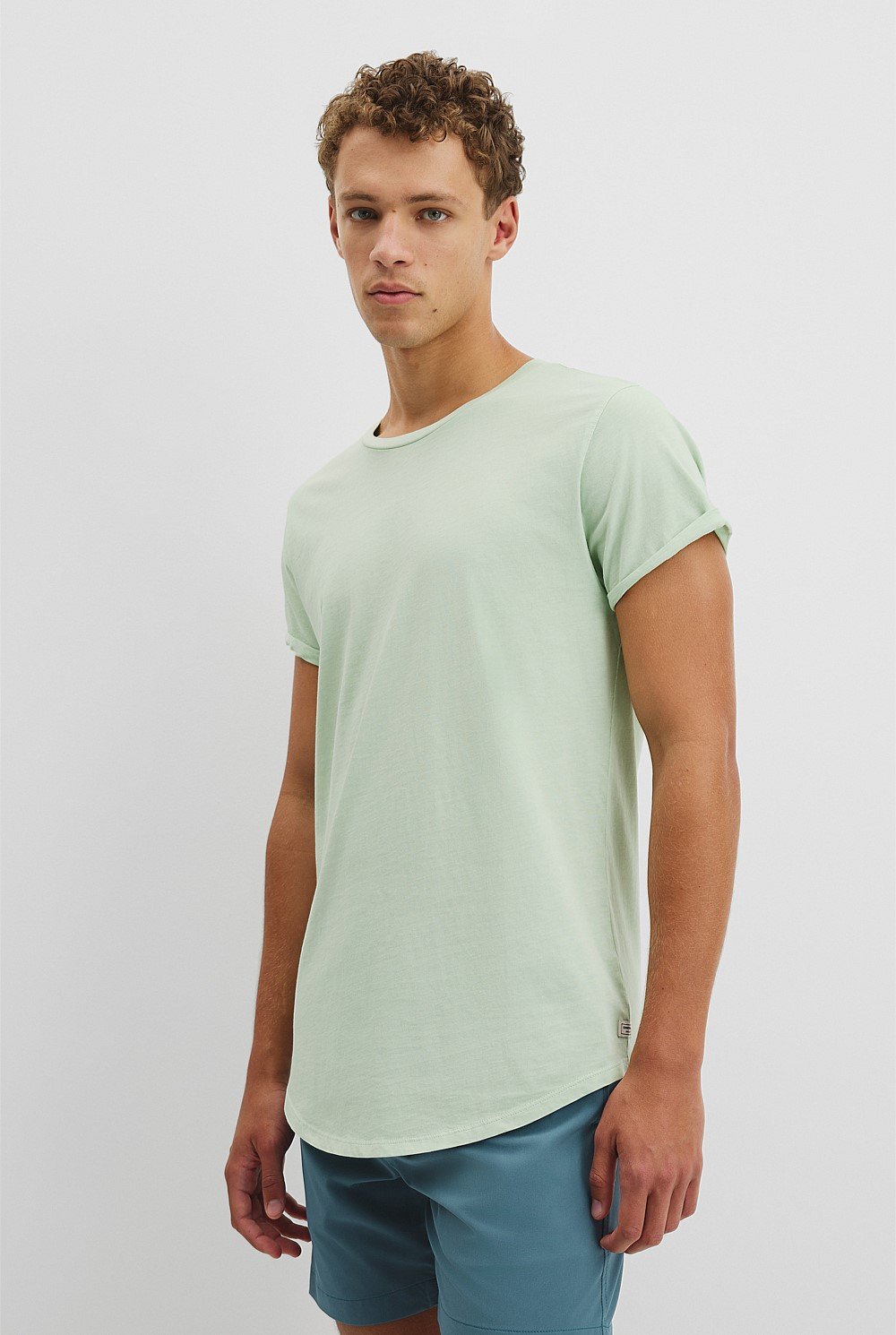 Australian Cotton Longline Garment Dye T-Shirt