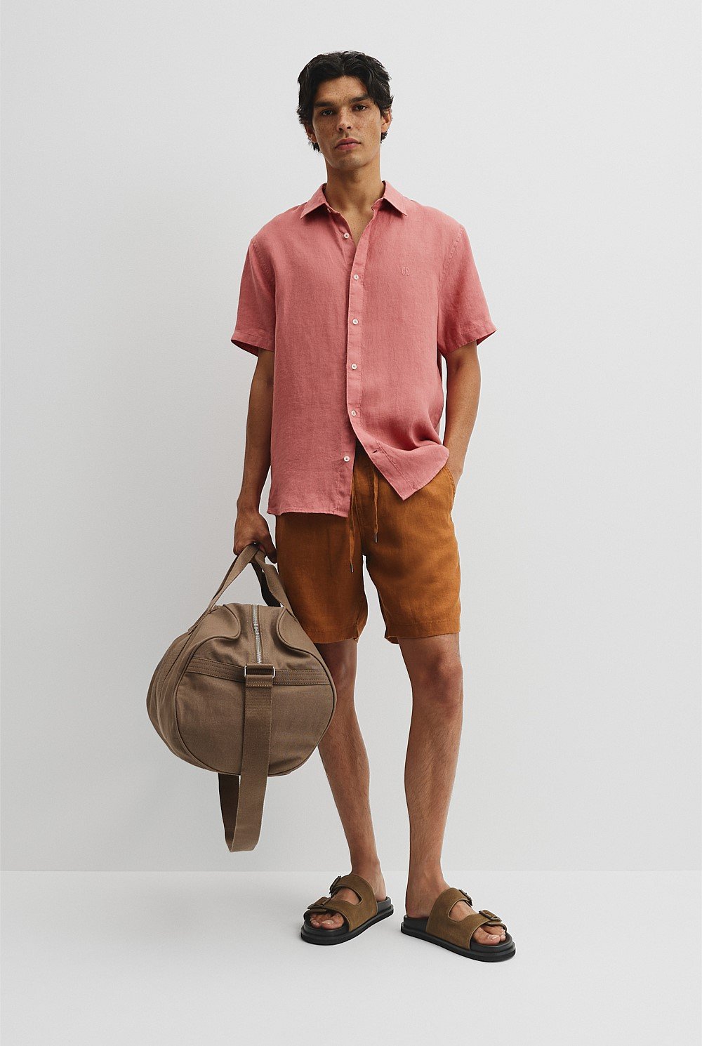 Organically Grown Linen Drawcord Short