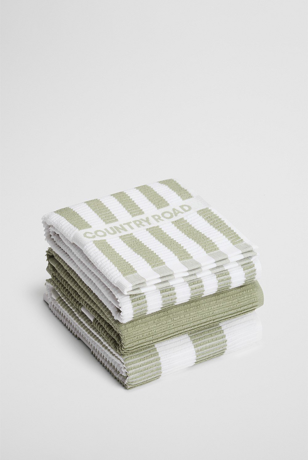 CR Stripe Australian Cotton Tea Towel Pack of 3