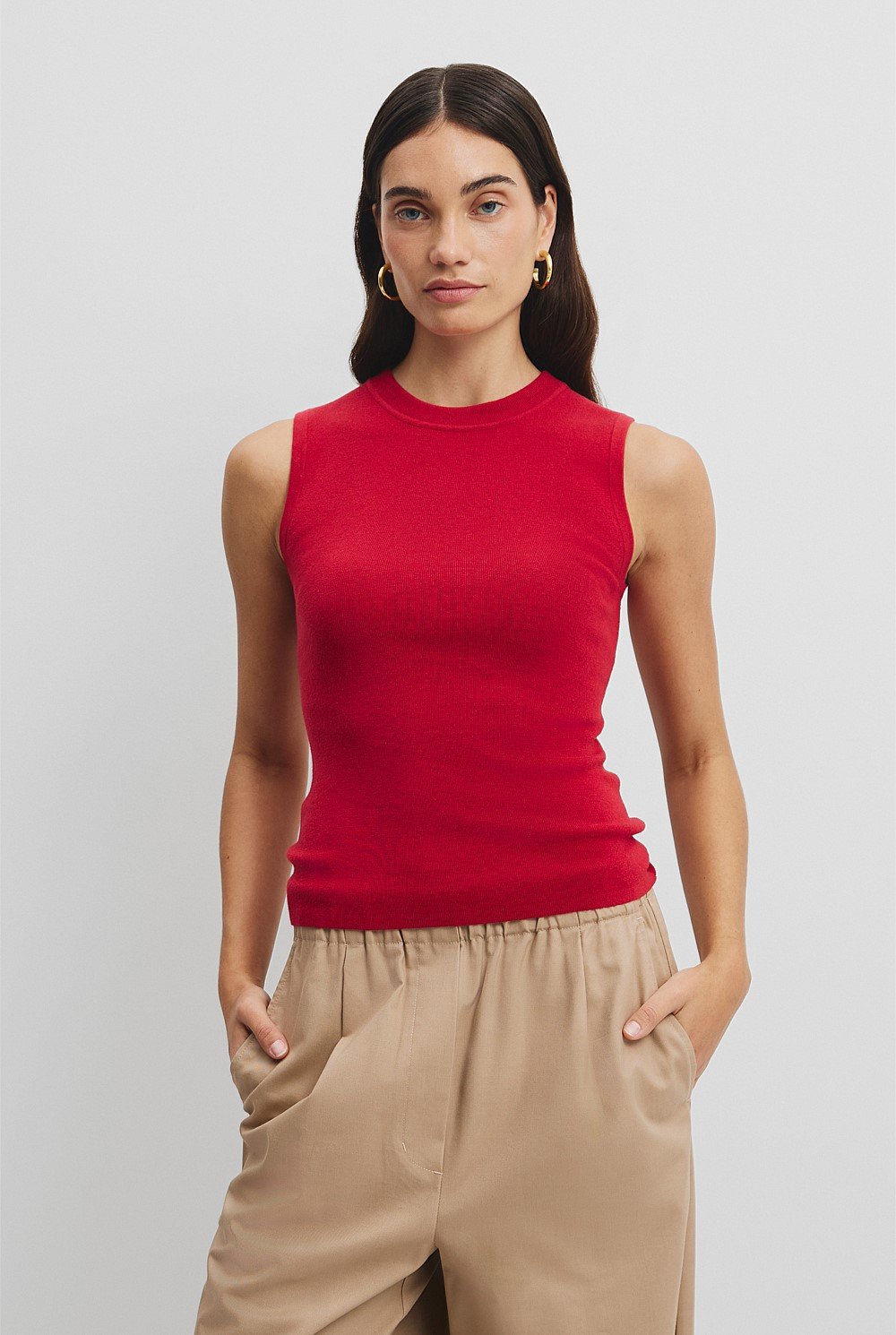 Wool Silk Tank