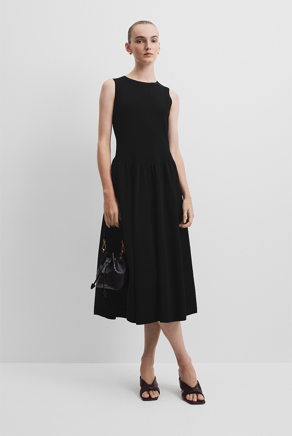 Mix Stitch Knit Dress