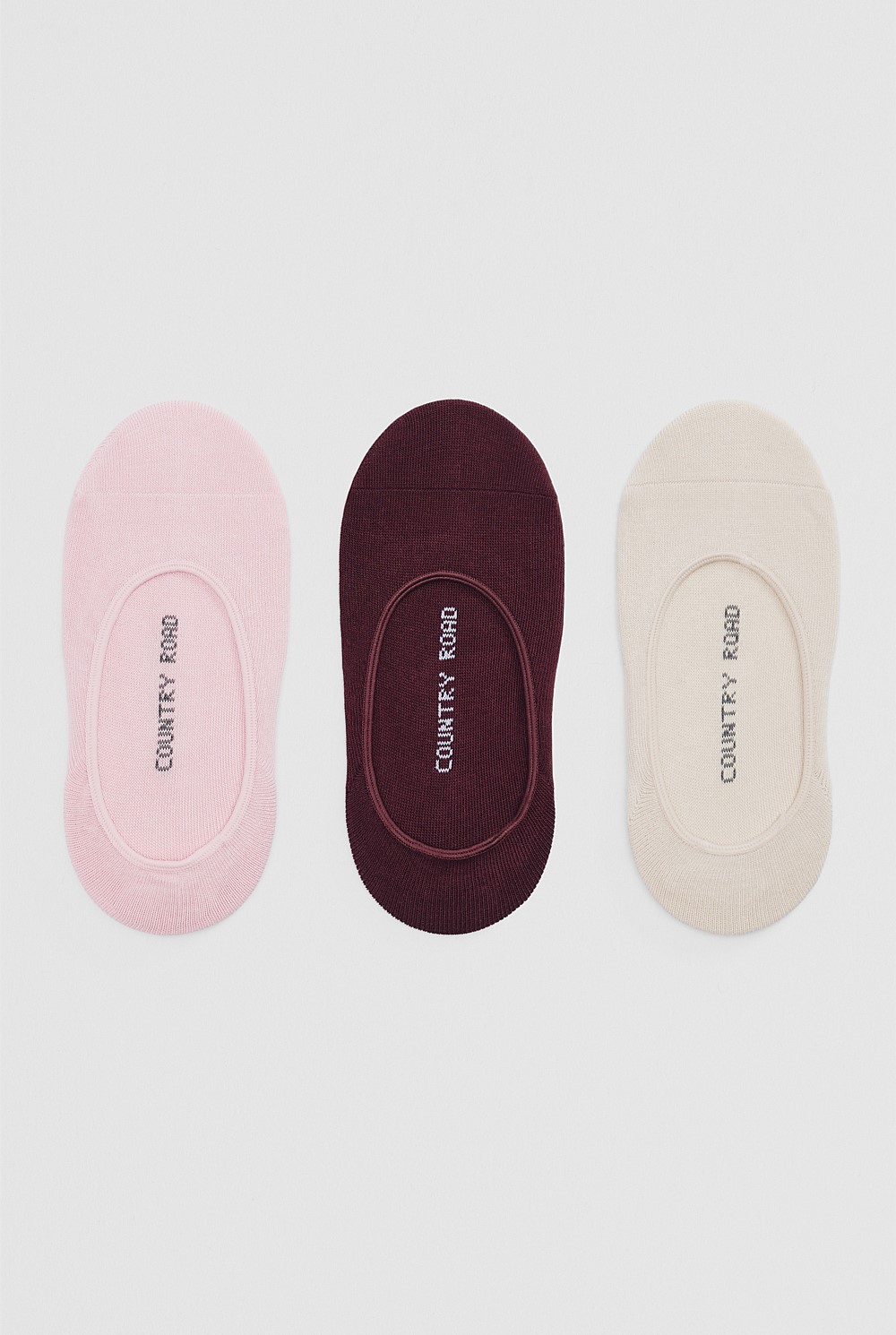 Australian Cotton Blend No-Show Sock Pack of 3