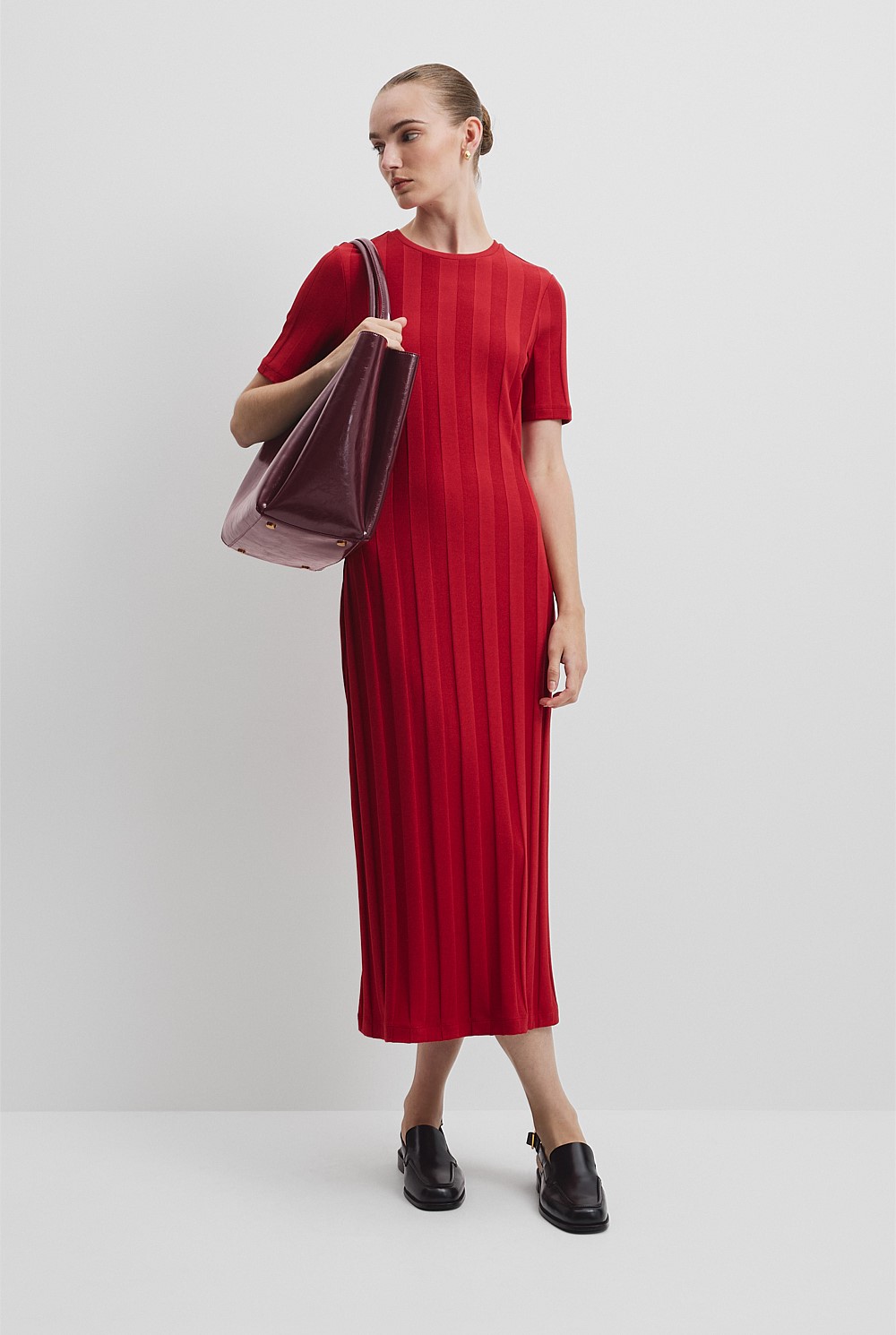 Rib Midi Dress