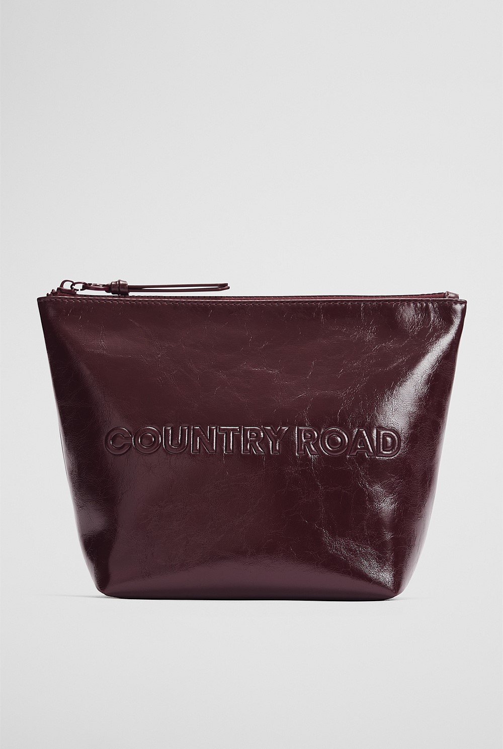 Branded Detail Tri Cosmetic Case