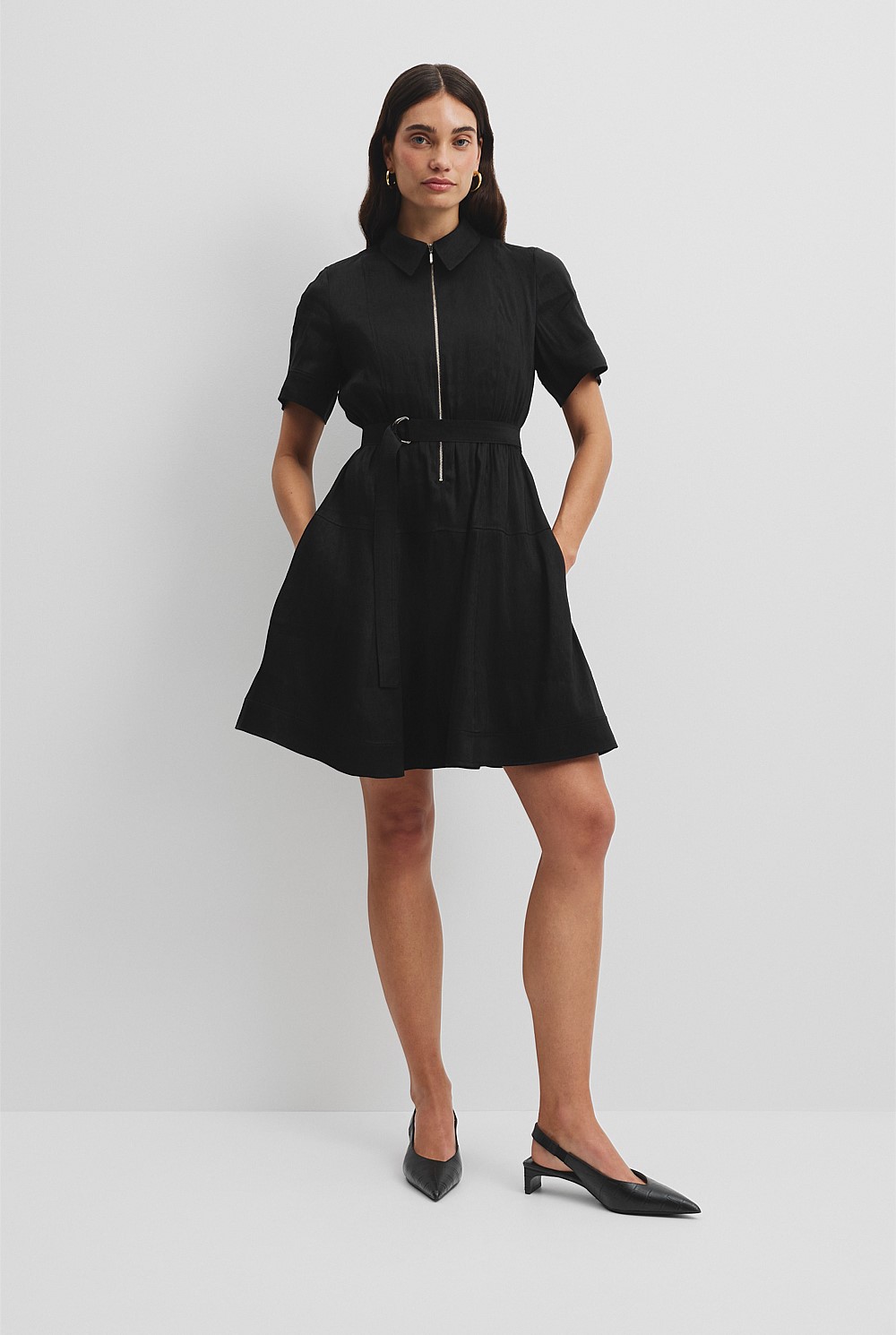 Panelled Mini Dress