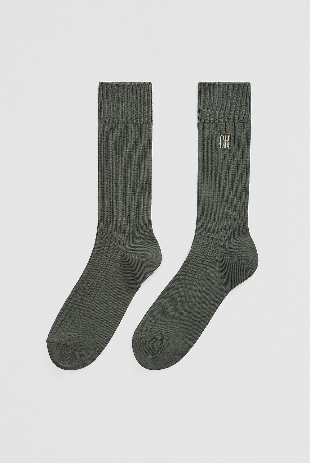 Australian Cotton Blend CR Rib Crew Sock
