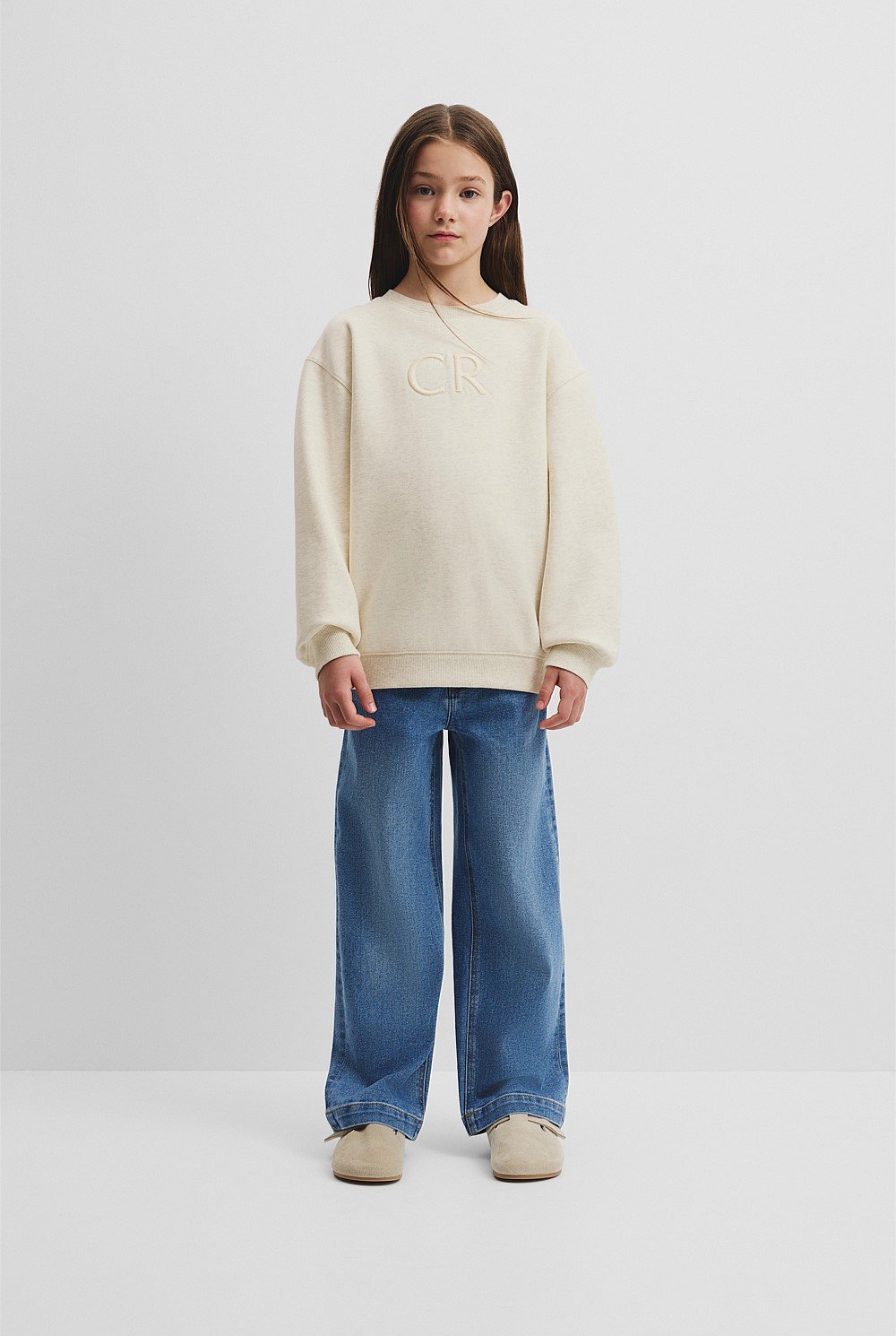 Australian Cotton Oversized Country Road Logo Sweat