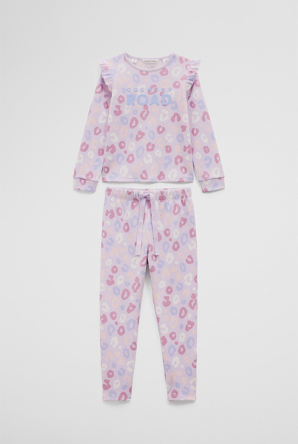 Australian Cotton Leopard Logo Pyjama Set