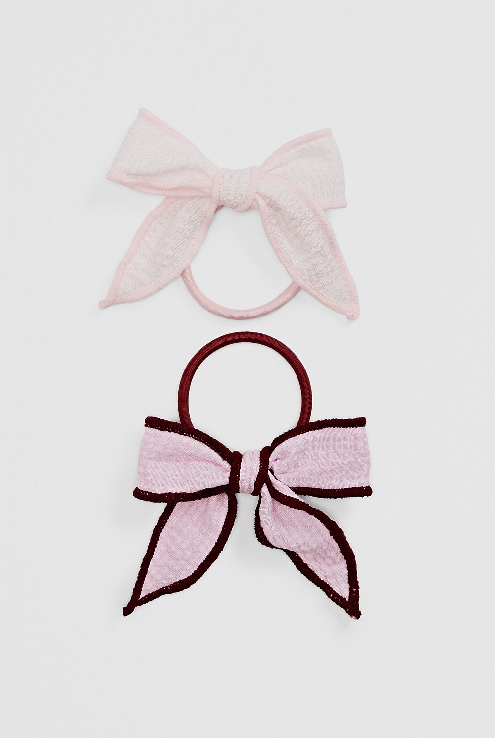 Gingham Hairtie Pack of 2