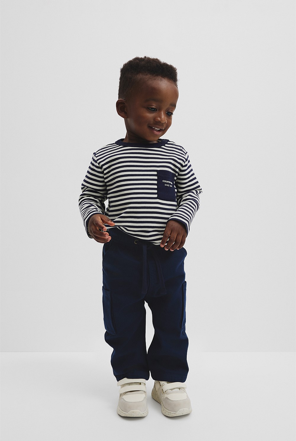 Australian Cotton Blend Relaxed Pull-On Pant