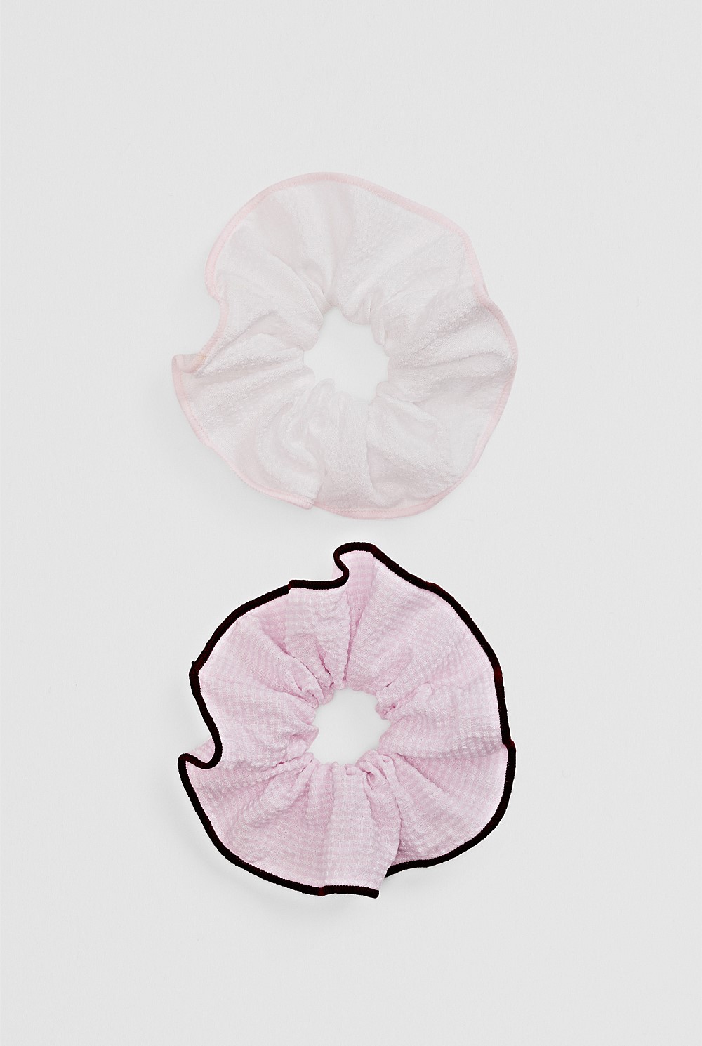 Gingham Scunchie Pack of 2