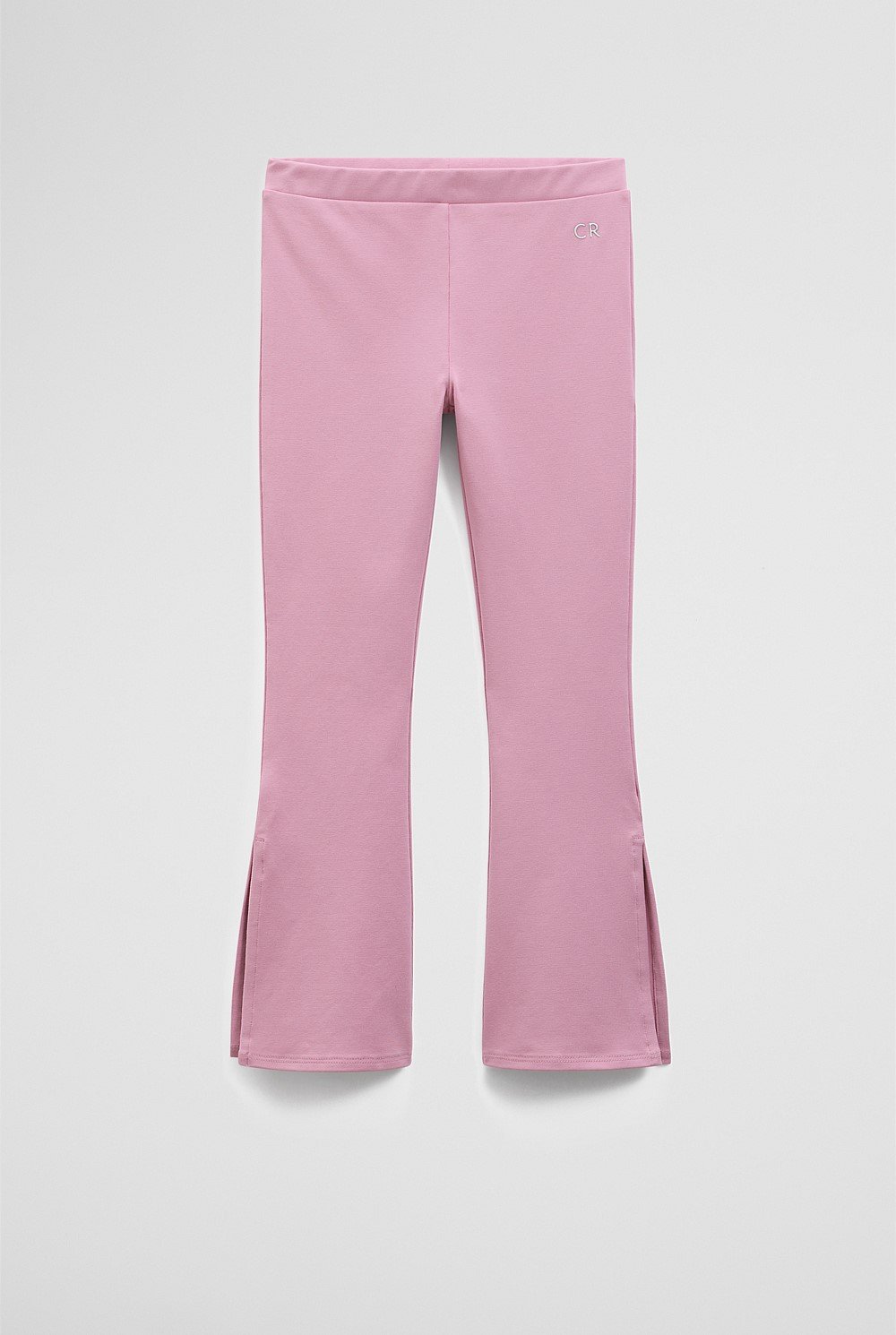 Organically Grown Cotton Blend Flare Tech Pant