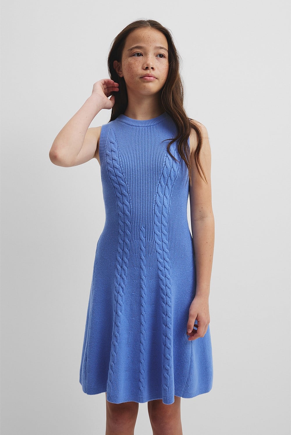 Teen Cable Knit Dress