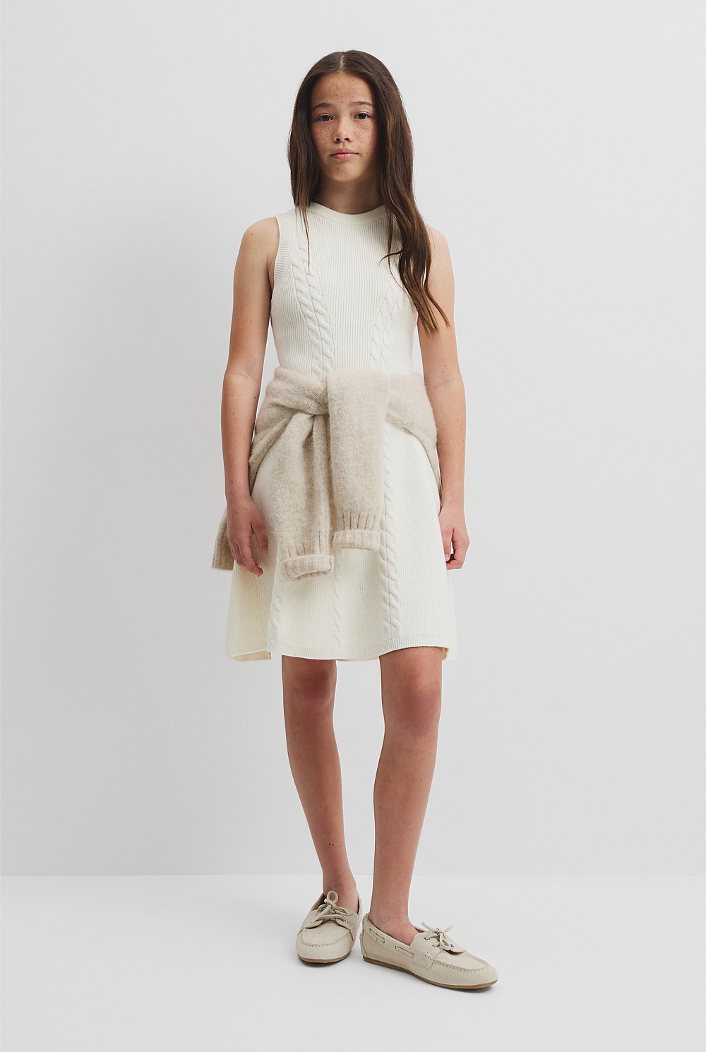 Teen Cable Knit Dress