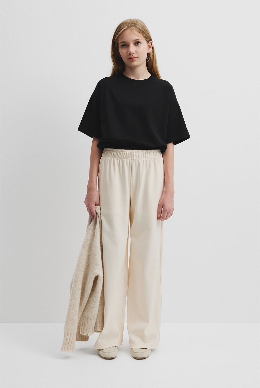 Wide Leg Sweat Pant