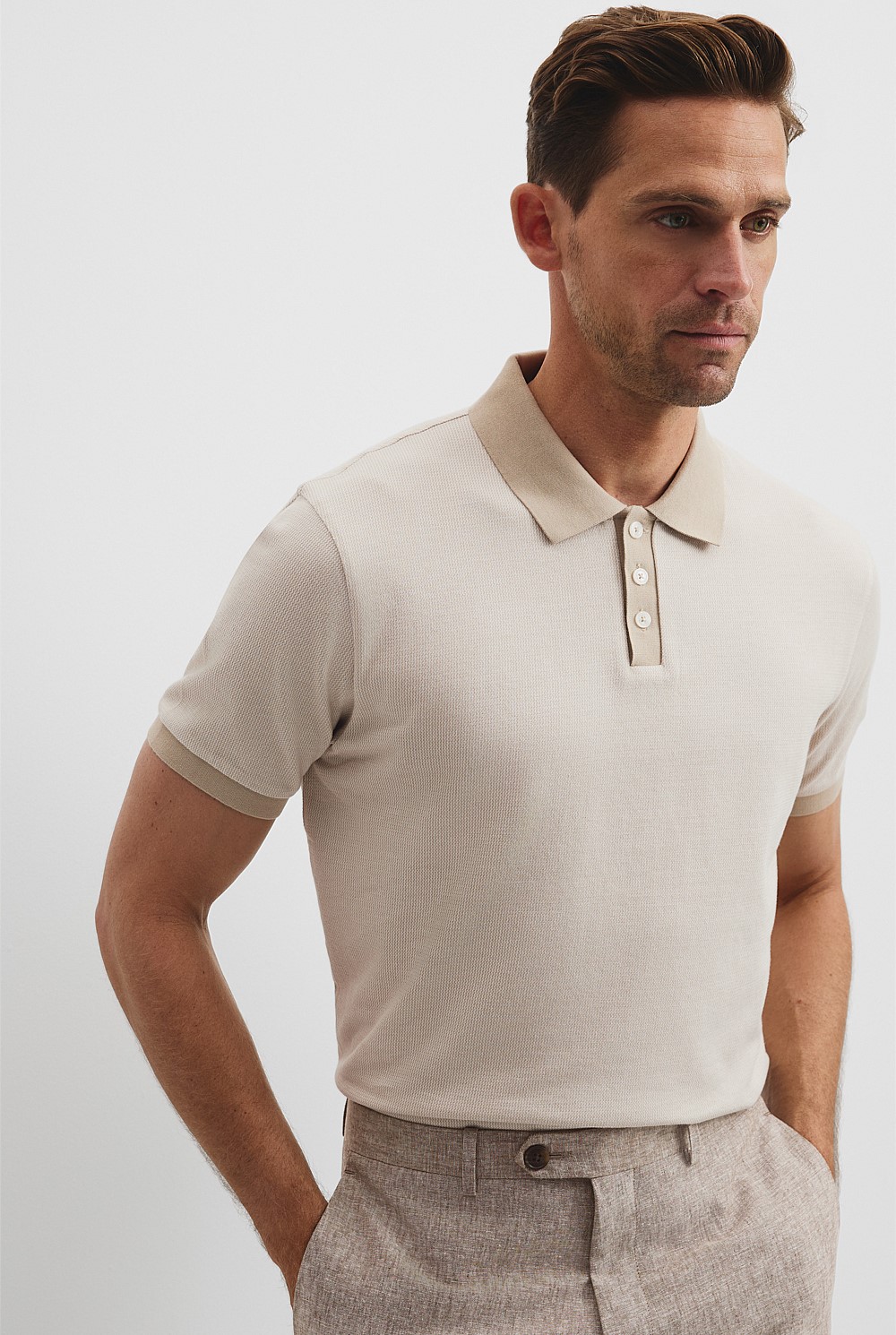 Contrast Polo