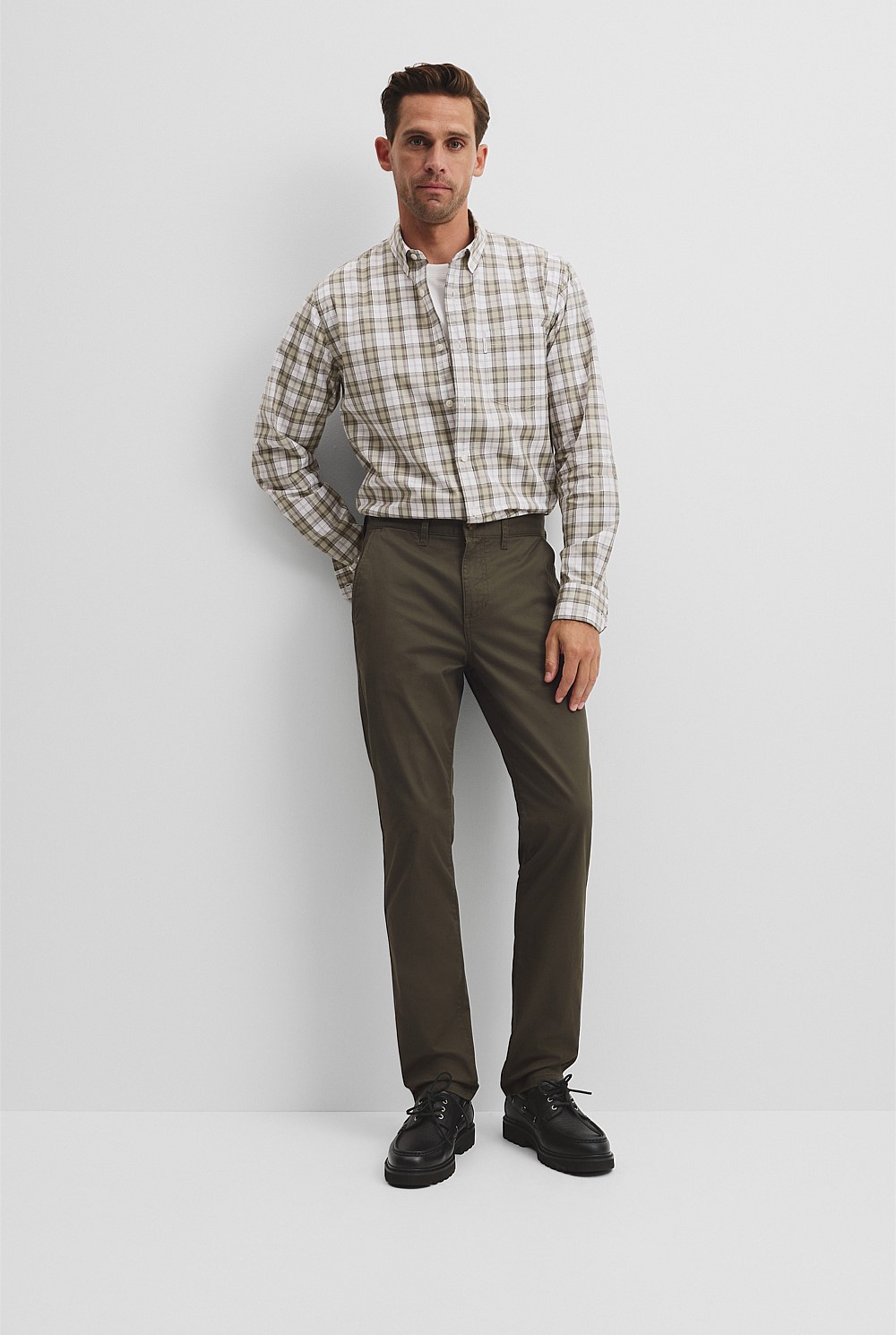 Australian Cotton Tapered Fit Stretch Chino