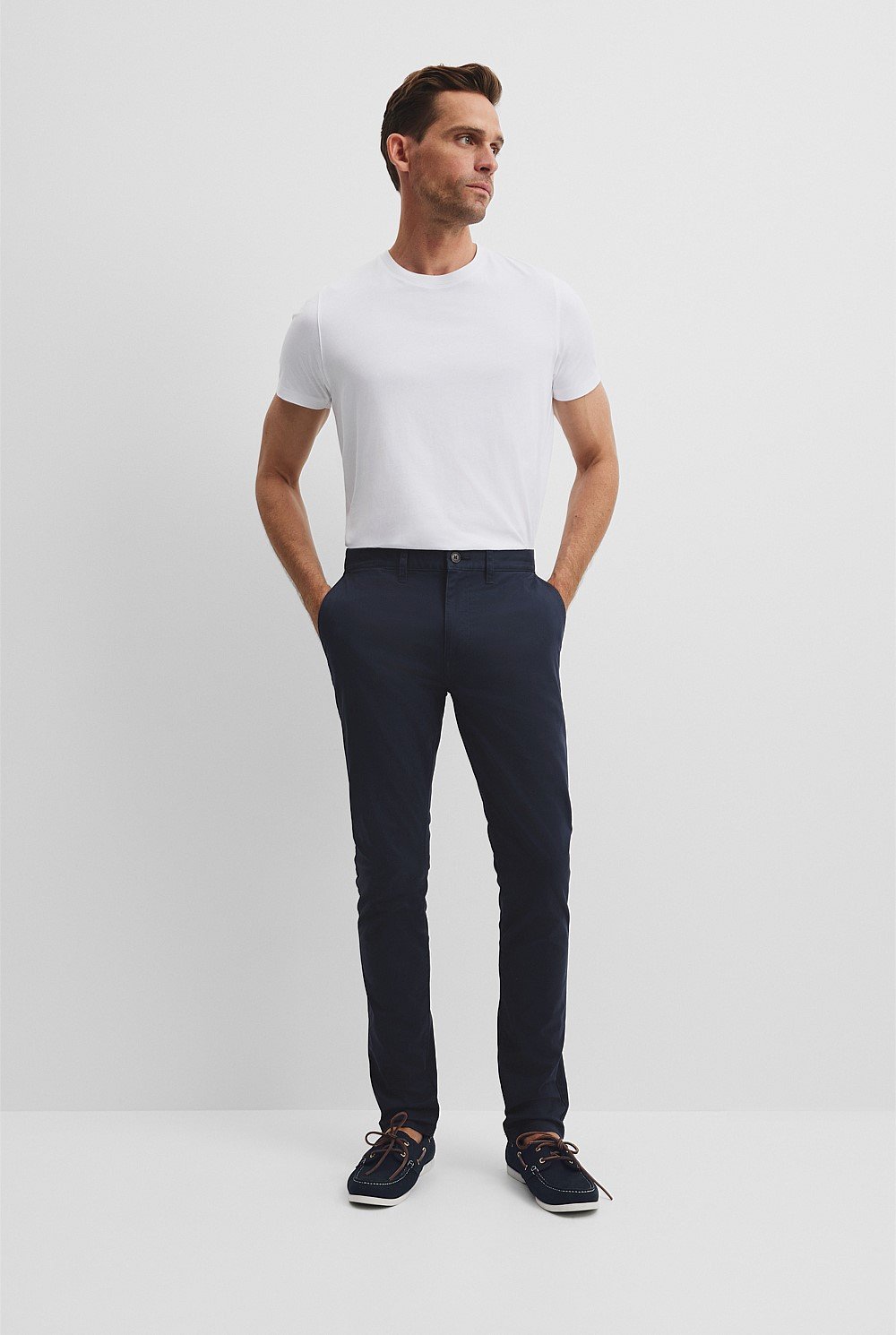 Australian Cotton Slim Fit Stretch Chino