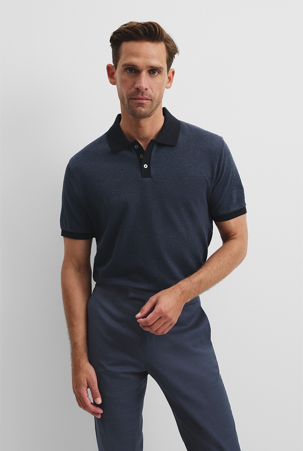 Contrast Polo