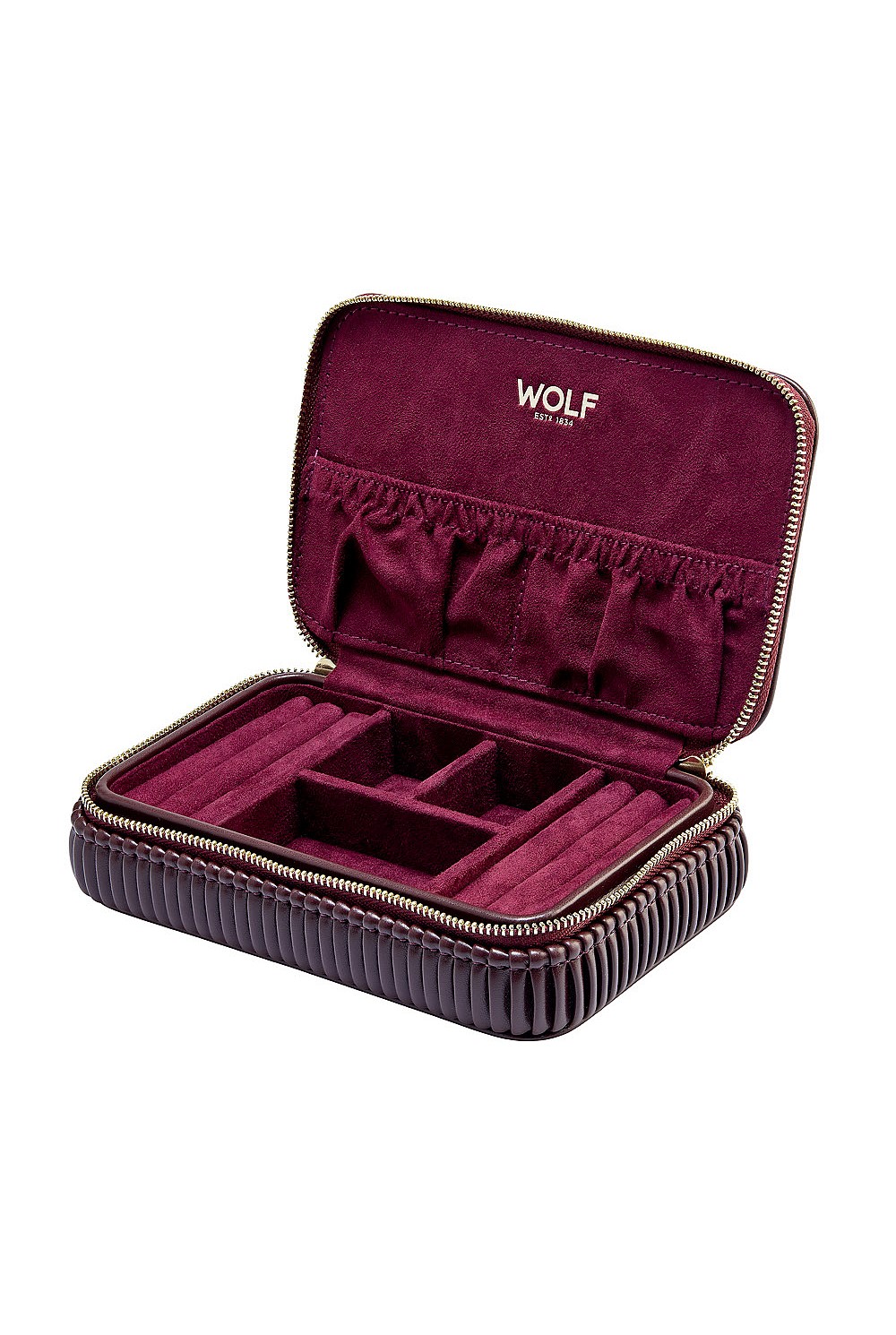 Bella Travel Zip Case Bordeaux