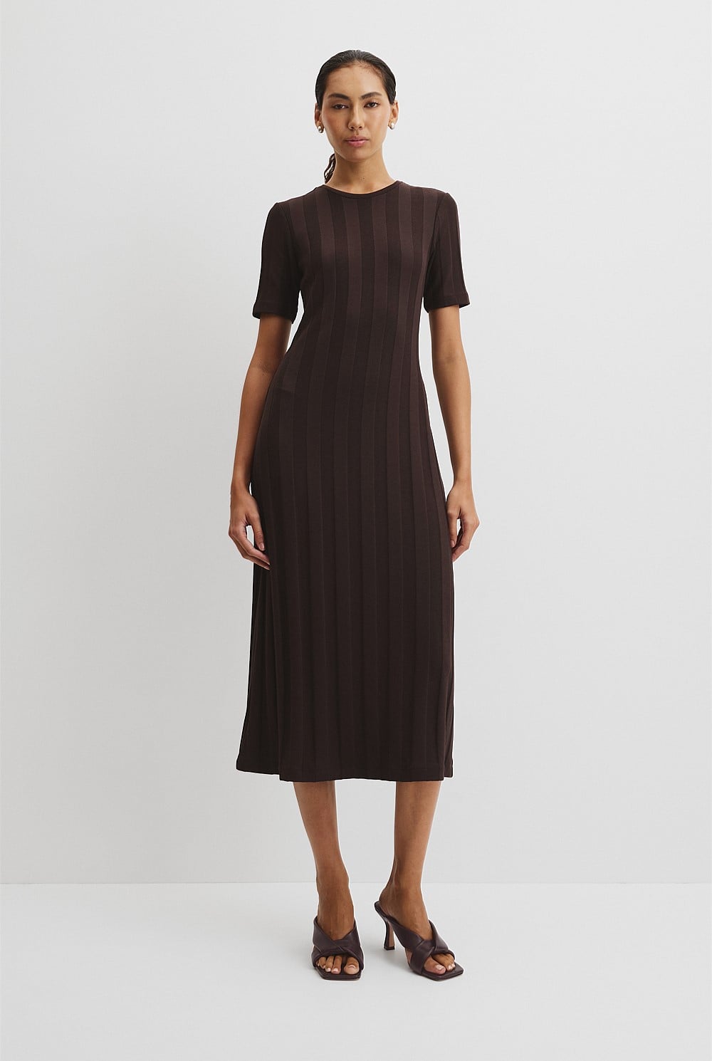 Rib Midi Dress