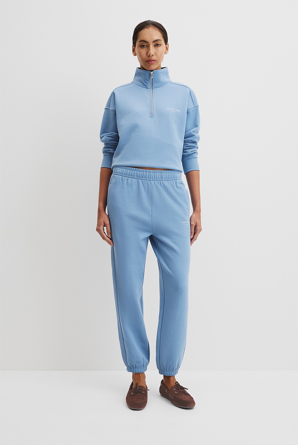 Australian Good Earth Cotton Cuffed Track Pant