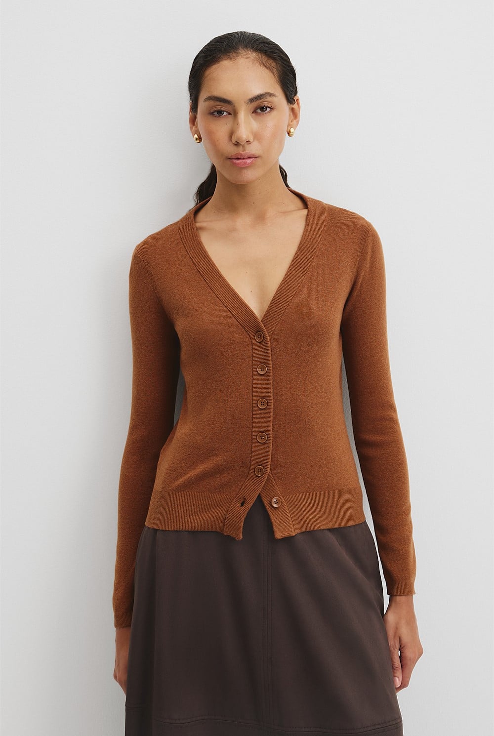 Wool Silk Cardigan