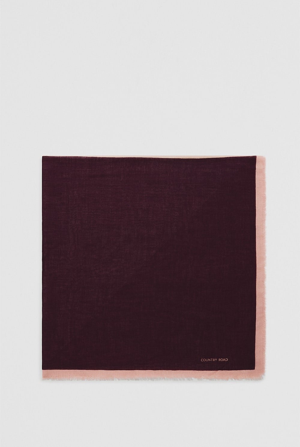 Wool Geometric Scarf