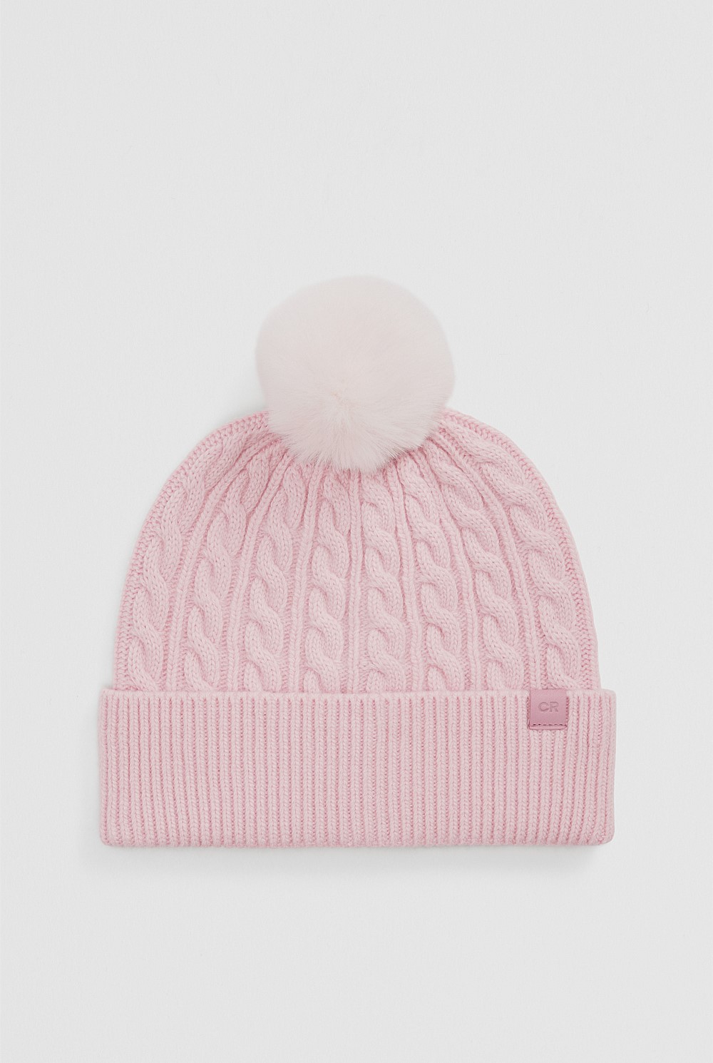 Pom Cable Beanie