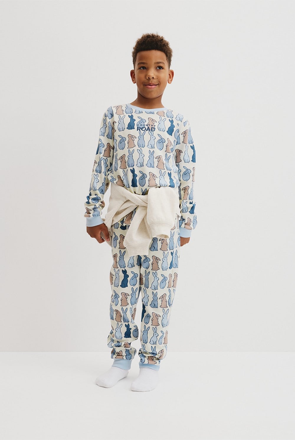 Australian Cotton Bunny Print Pyjama Set