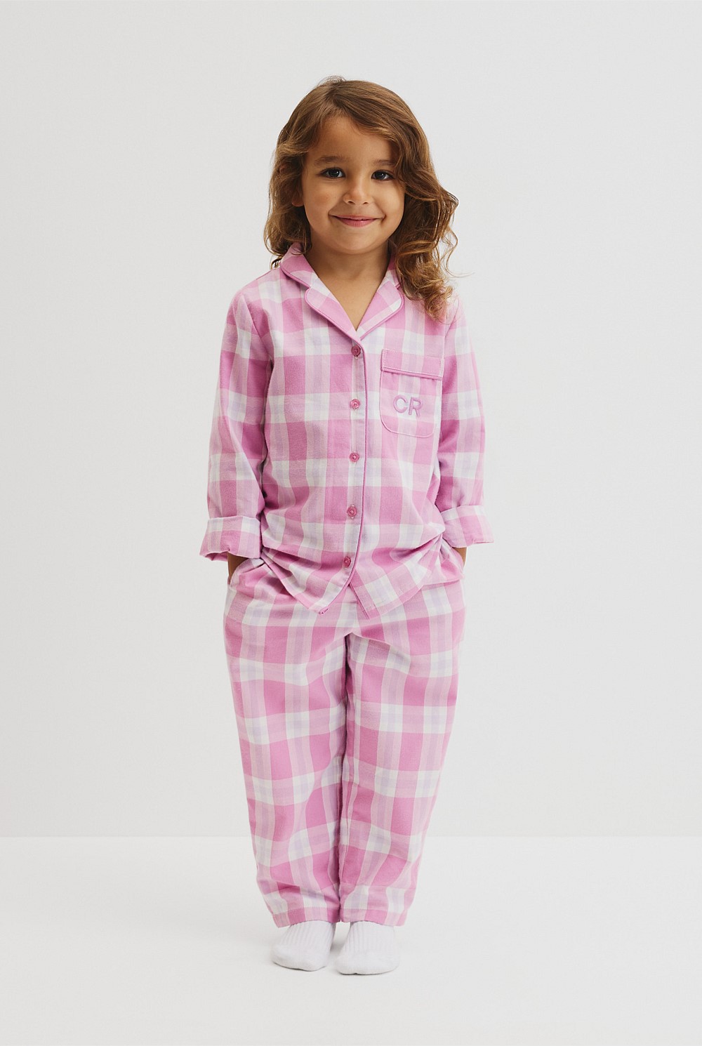 Australian Cotton Flannel Check Pyjama