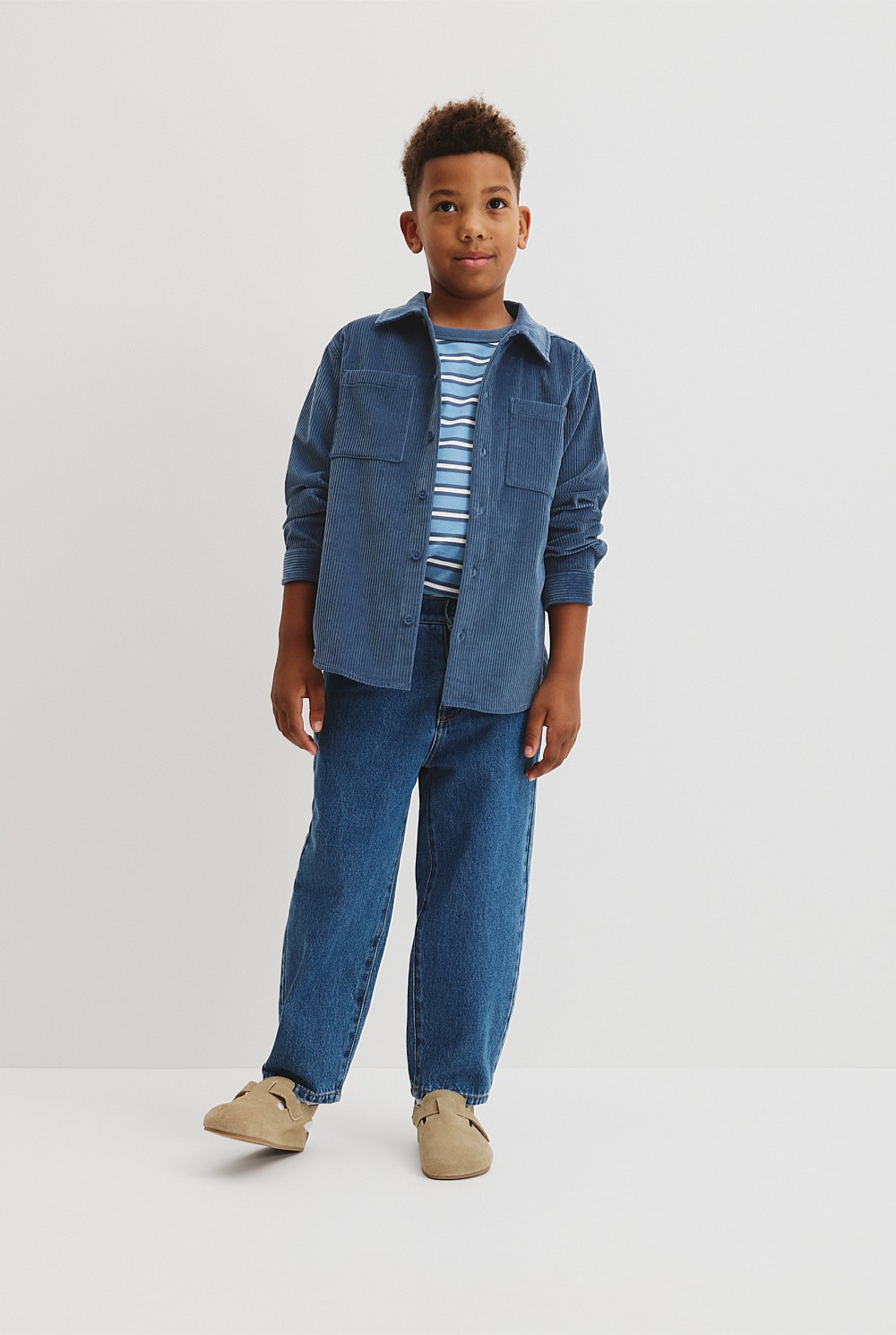 Organically Grown Cotton Cord Shacket