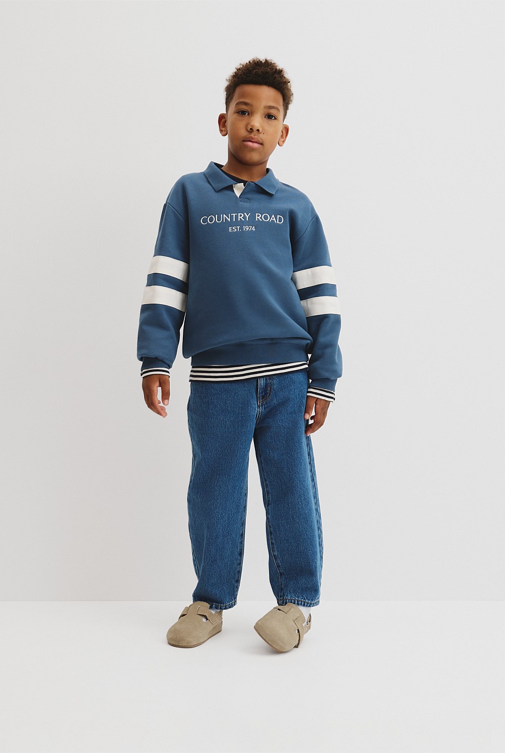 Organically Grown Cotton Collared Sweat