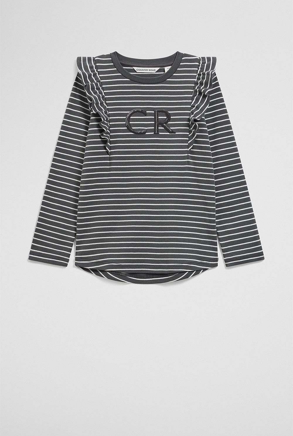 Australian Cotton Logo Frill T-Shirt