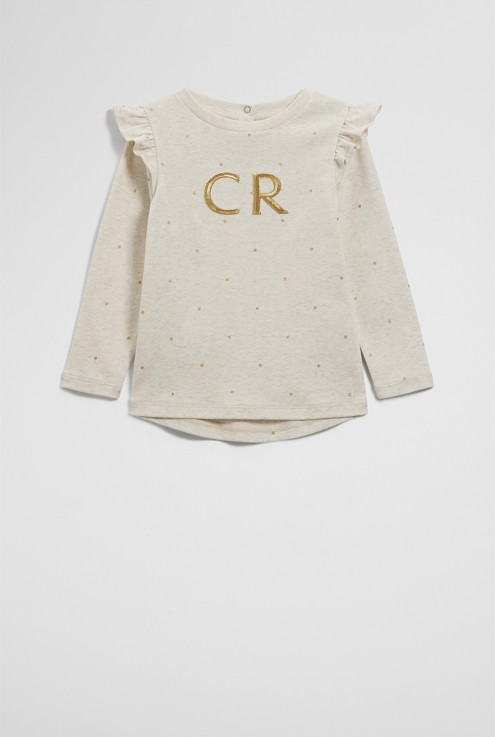 Australian Cotton Logo Frill T-Shirt