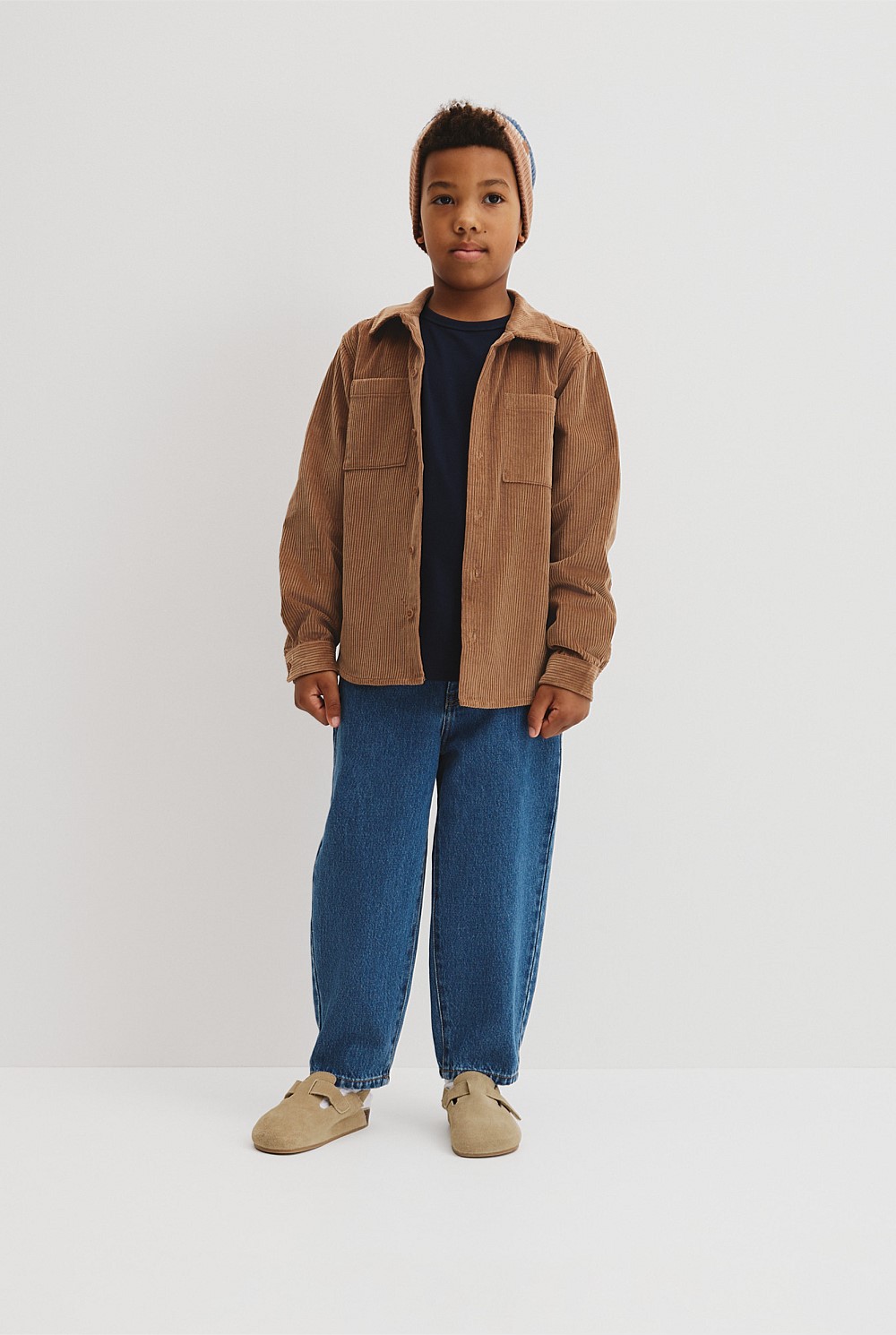 Organically Grown Cotton Cord Shacket