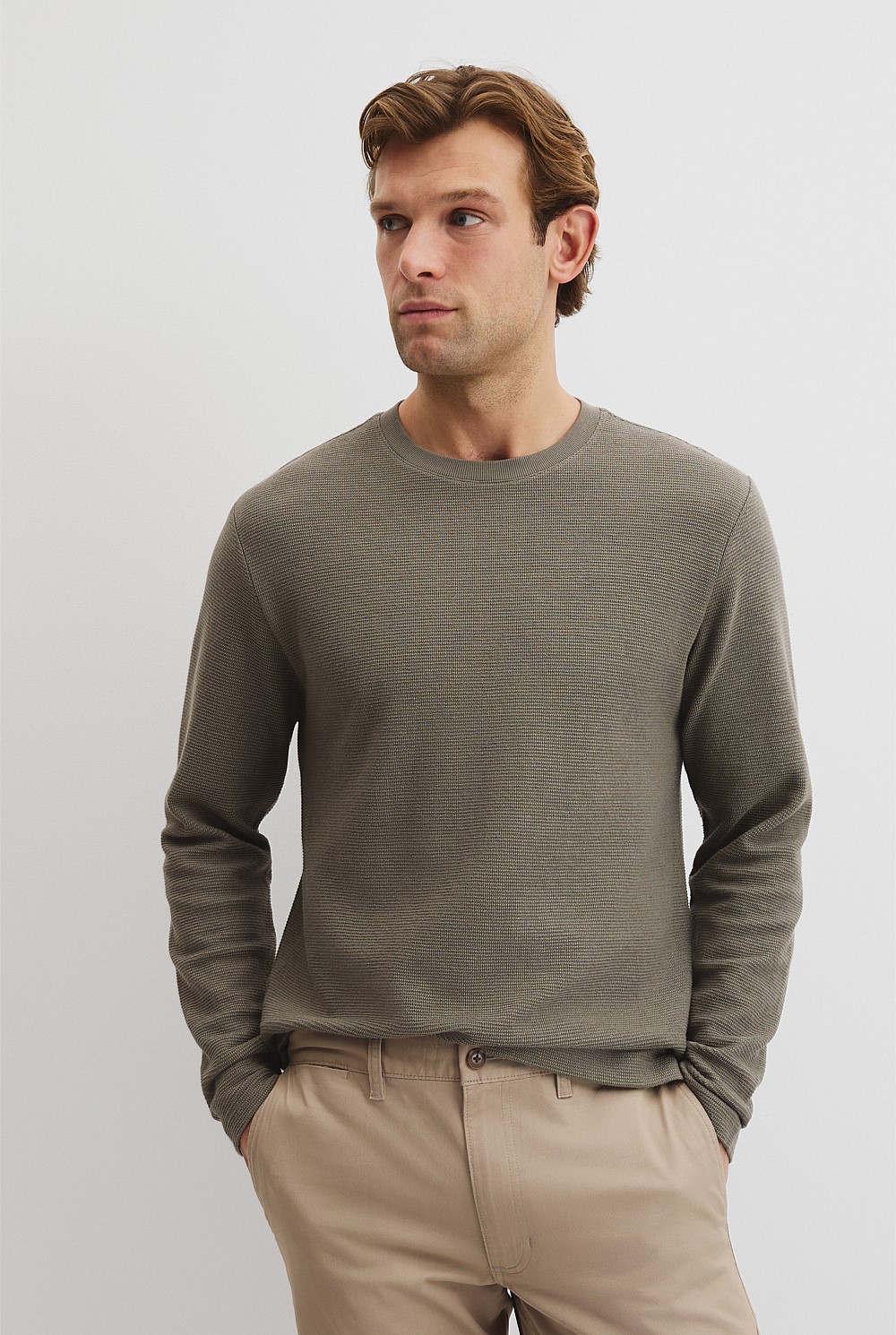 Australian Cotton Textured T-Shirt