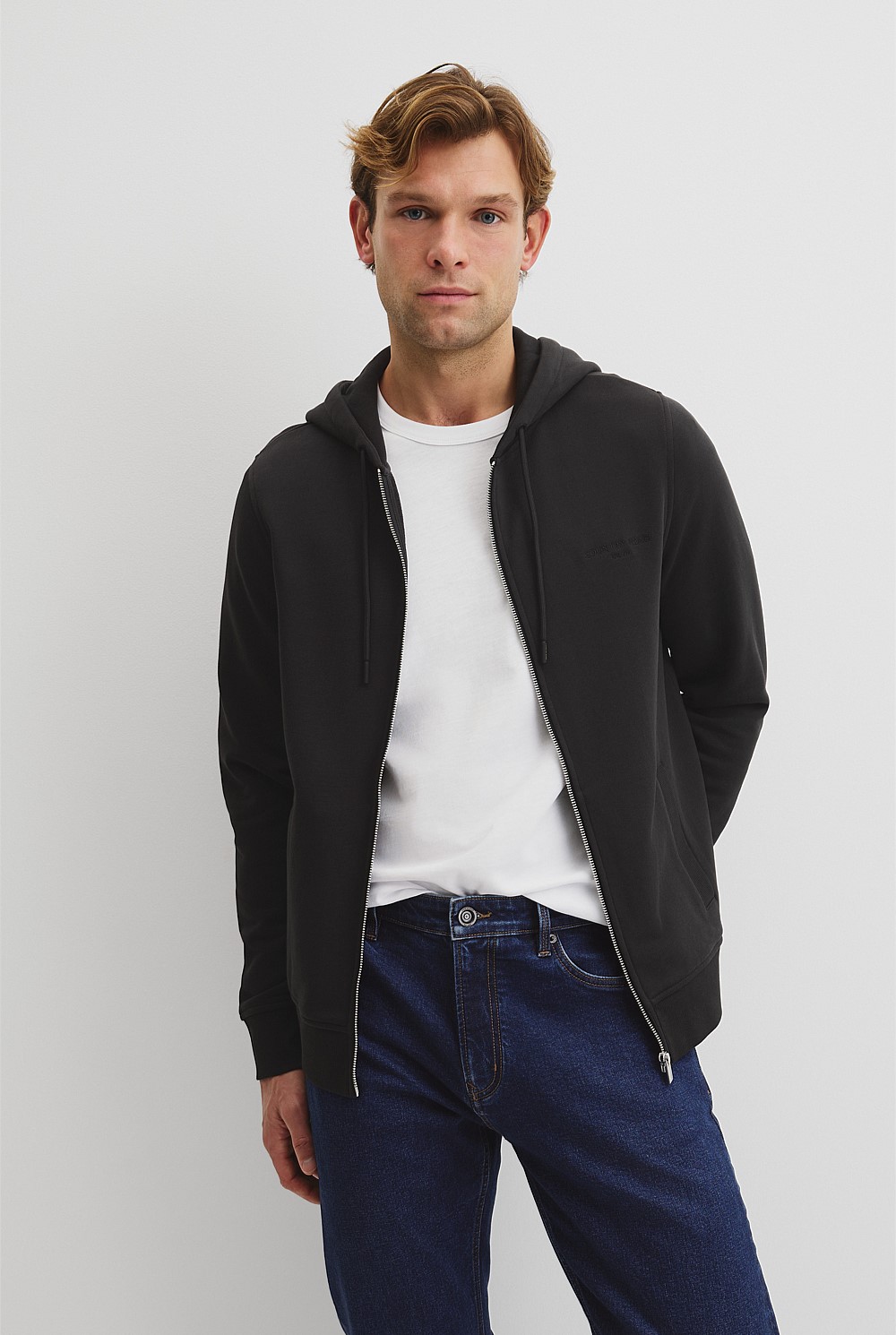 Australian Cotton Zip Through Sweat