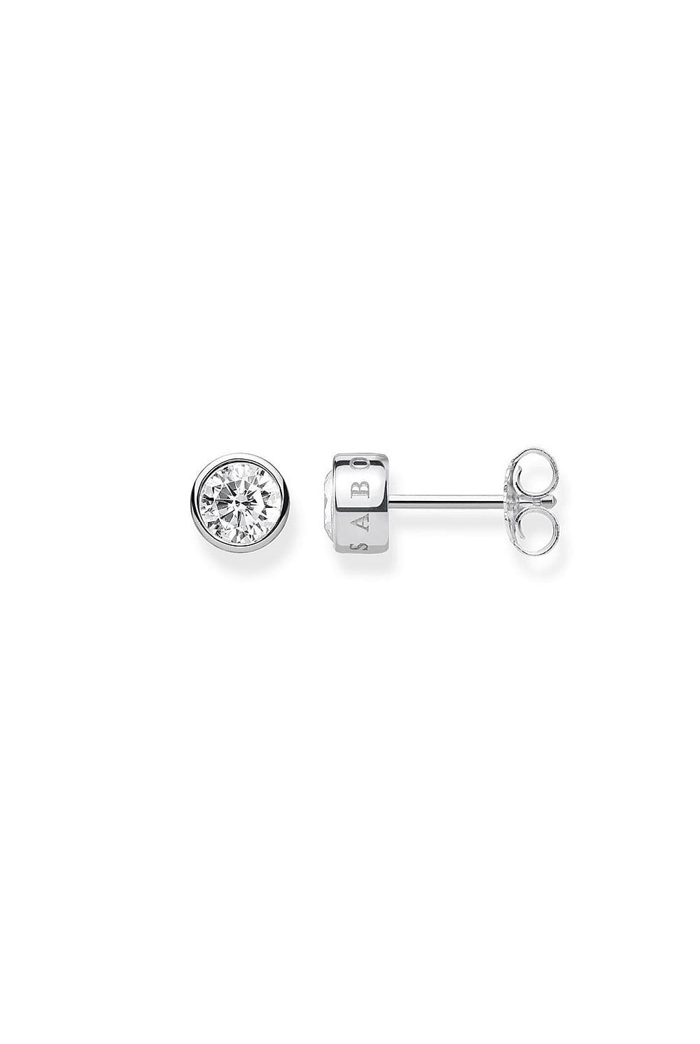 Classic Ear Studs In Silver