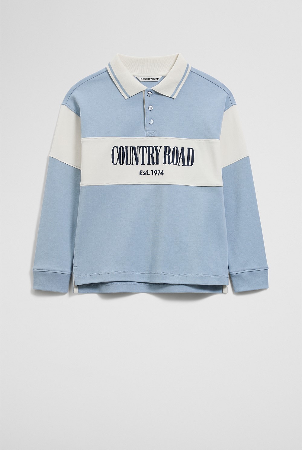 Organically Grown Cotton Logo Rugby Top