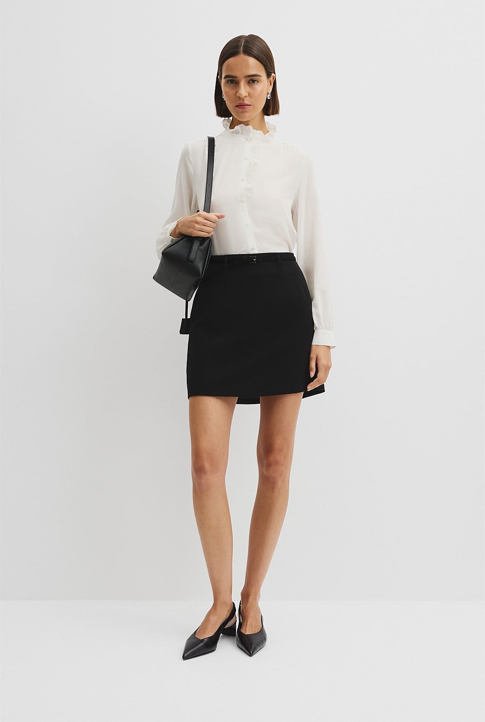 Long Sleeve Ruffle Shirt