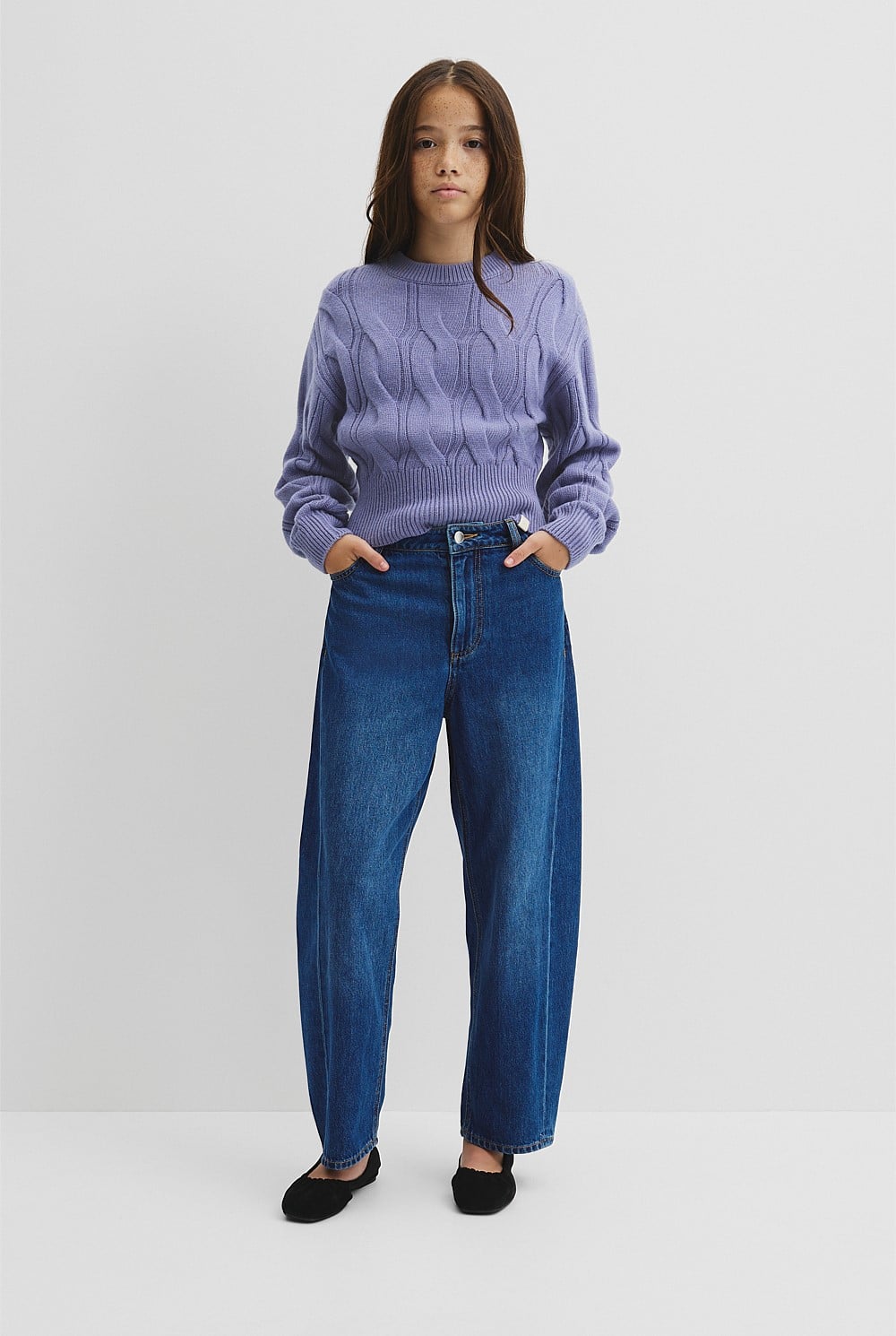 Teen Barrel Leg Jean